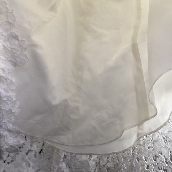 Galina Strapless Lace Wedding Gown - Picture 4 of 7